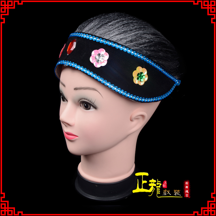 阳东老旦媒婆穷老太婆假发套 老旦头套