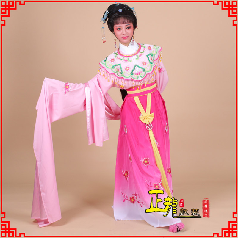 阳东水袖青衣练功花旦服 梅花古装衣