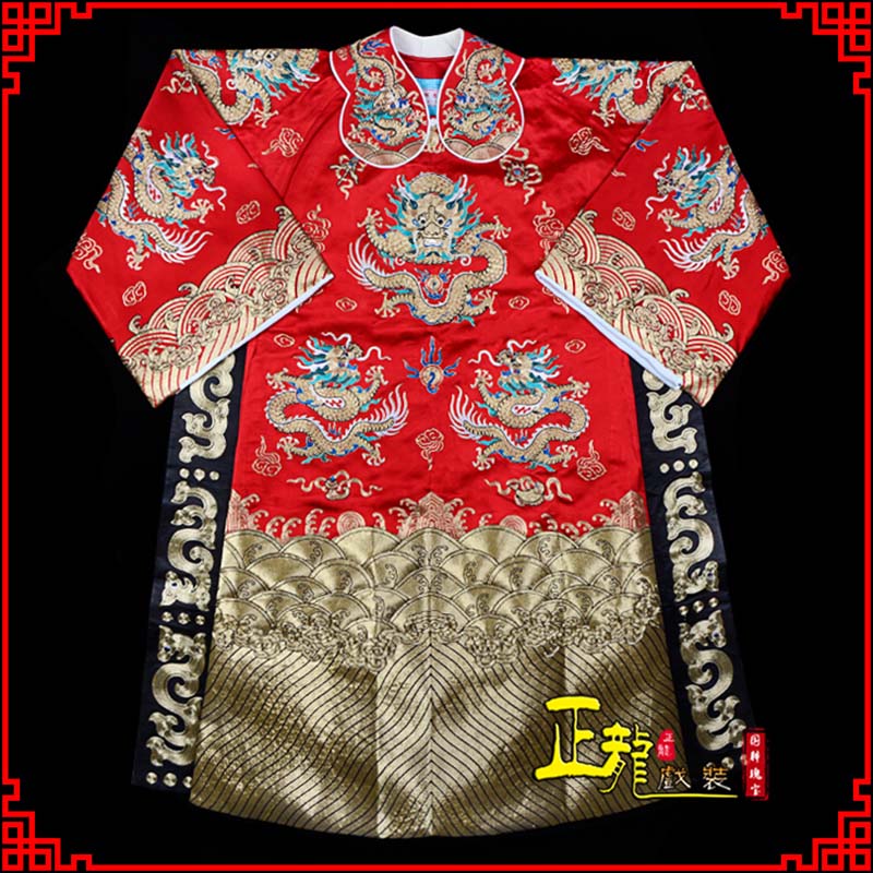 阳东皇帝蟒袍全金八宝团龙蟒